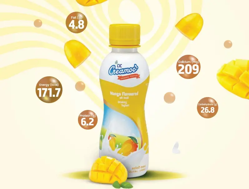 CIC Creamoo Mango yoghurt drink