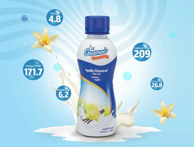 CIC Creamoo vanilla flavoured  yoghurt drink