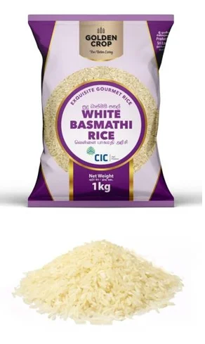 01 KG pack of white basmathi rice